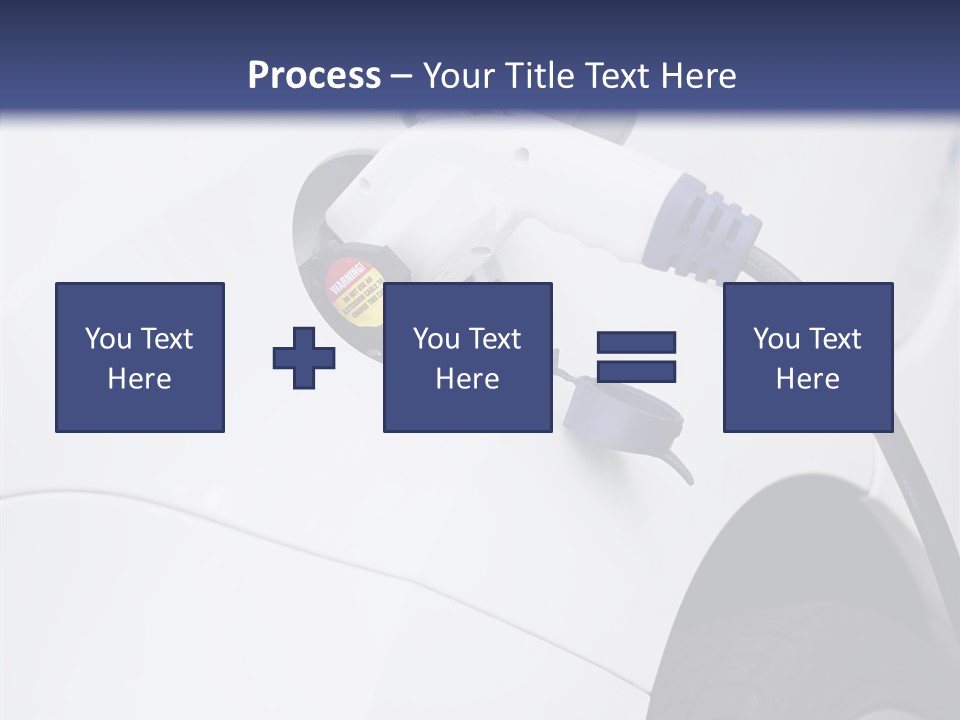 Electric Plug Automobile Sustainable PowerPoint Template