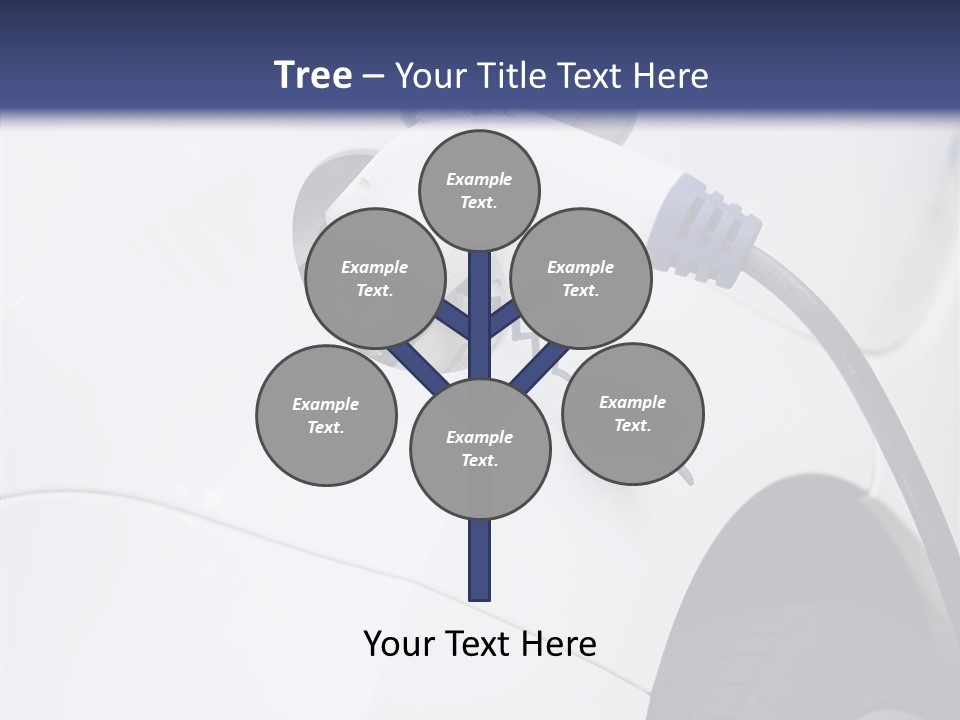 Electric Plug Automobile Sustainable PowerPoint Template