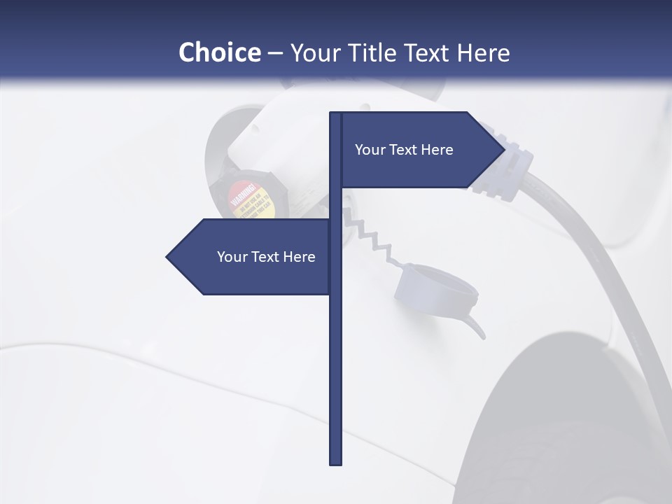 Electric Plug Automobile Sustainable PowerPoint Template