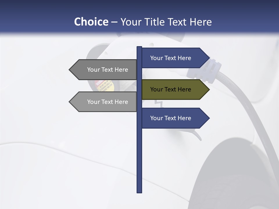 Electric Plug Automobile Sustainable PowerPoint Template