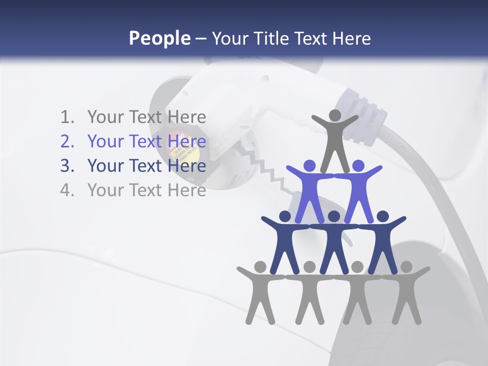 Electric Plug Automobile Sustainable PowerPoint Template