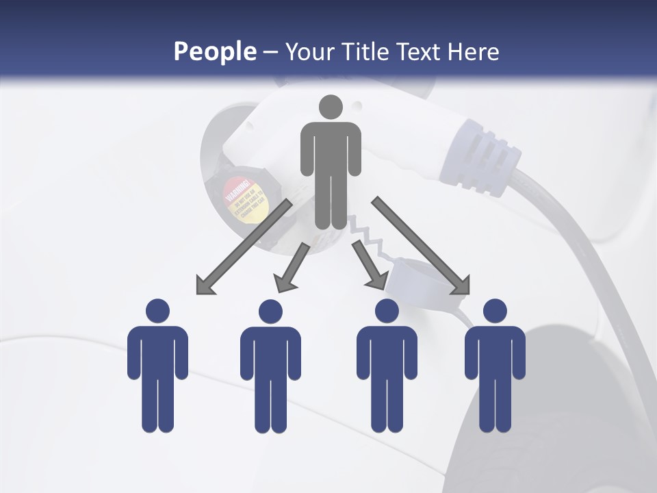 Electric Plug Automobile Sustainable PowerPoint Template