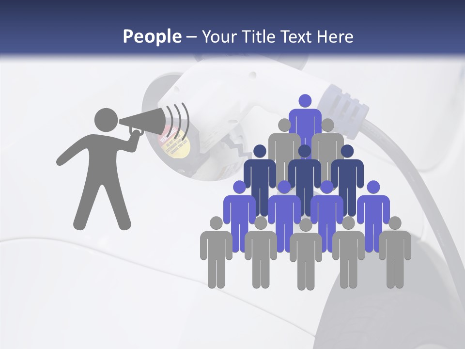 Electric Plug Automobile Sustainable PowerPoint Template