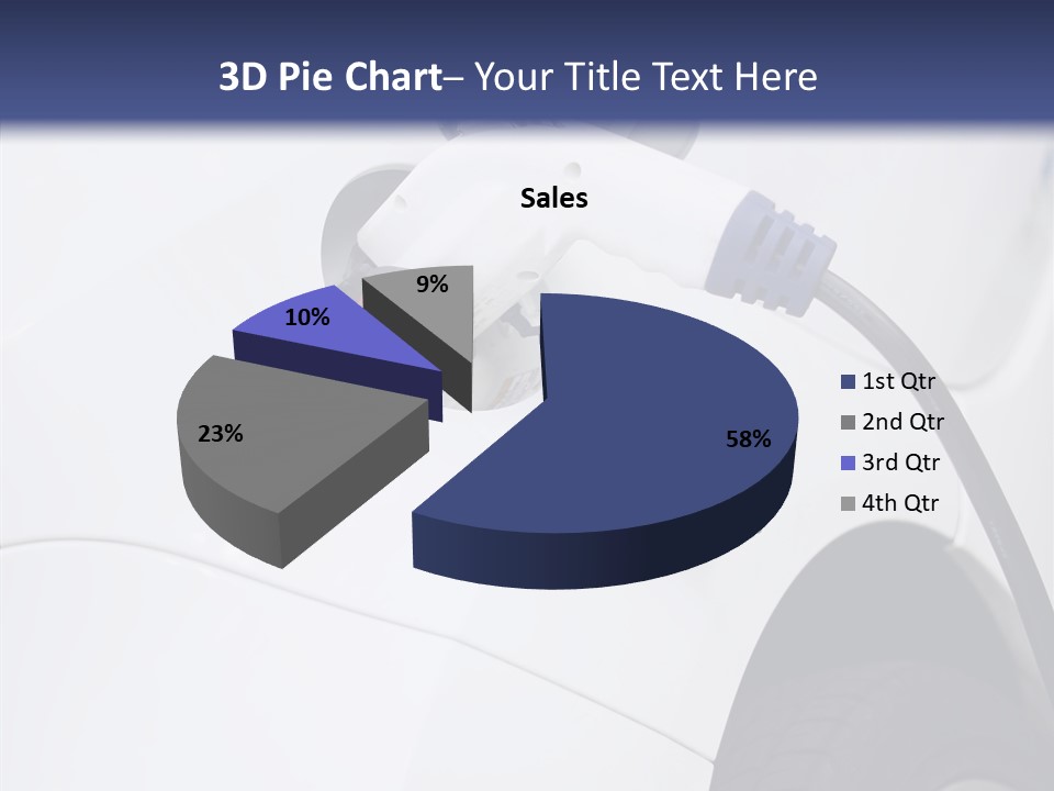 Electric Plug Automobile Sustainable PowerPoint Template