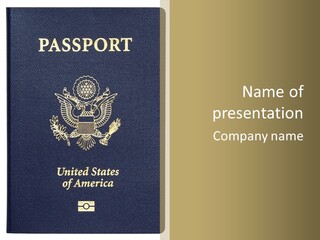 Travel America Immigration PowerPoint Template