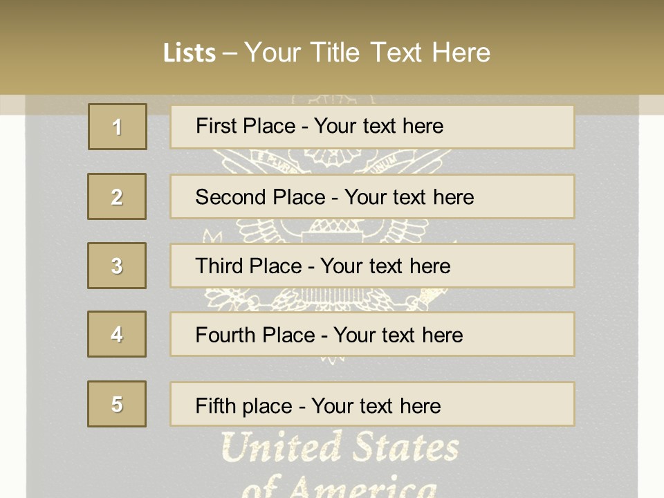 Travel America Immigration PowerPoint Template