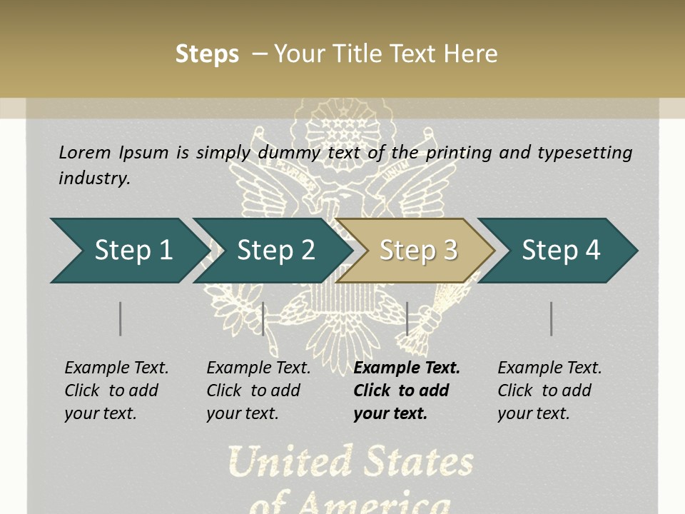 Travel America Immigration PowerPoint Template