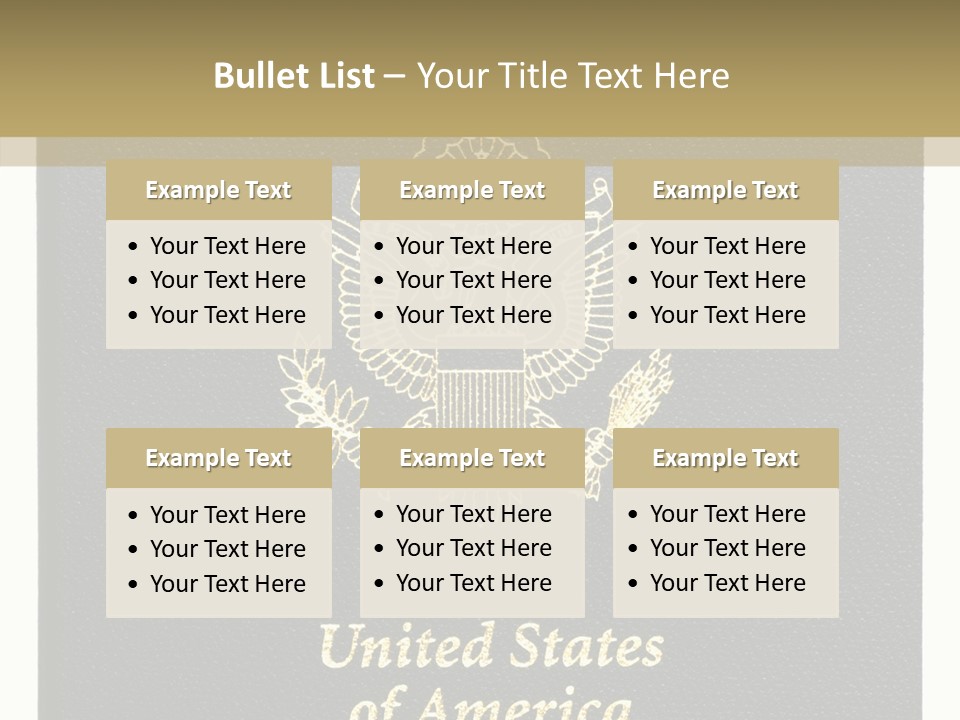 Travel America Immigration PowerPoint Template