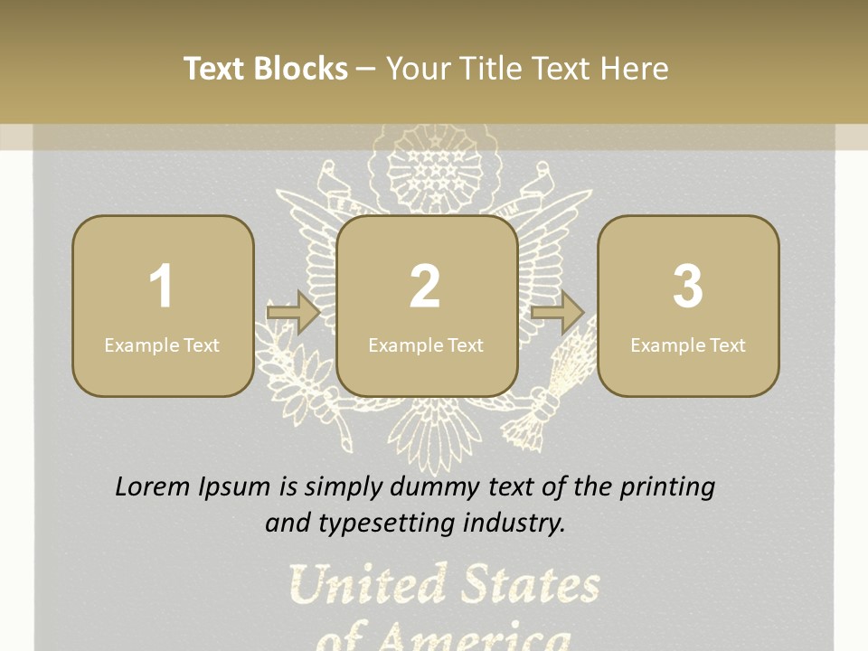 Travel America Immigration PowerPoint Template