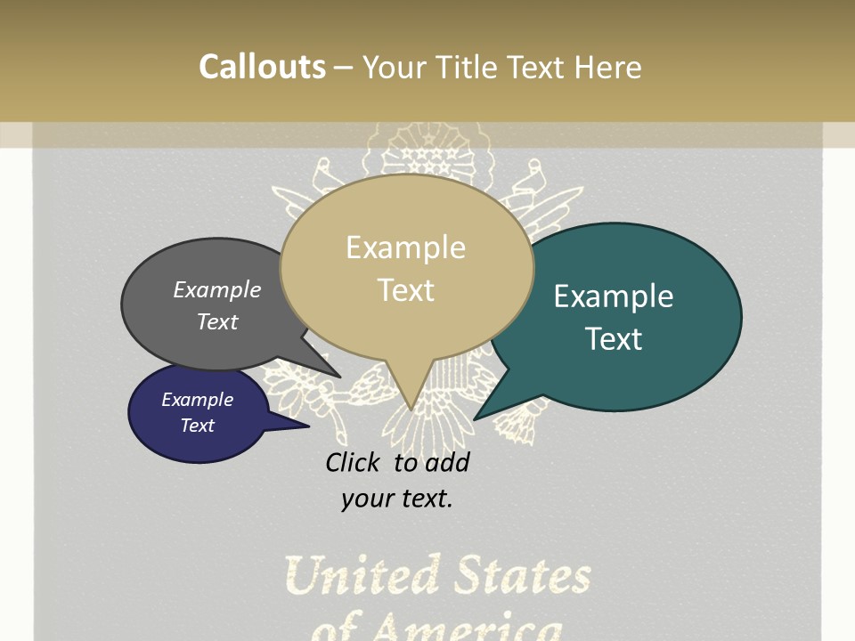 Travel America Immigration PowerPoint Template