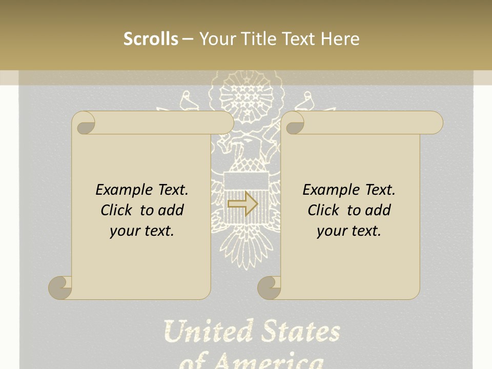 Travel America Immigration PowerPoint Template