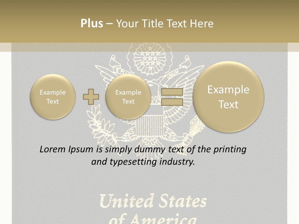 Travel America Immigration PowerPoint Template