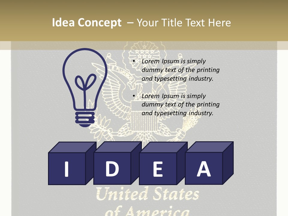 Travel America Immigration PowerPoint Template