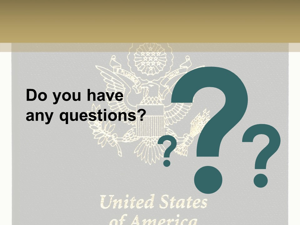 Travel America Immigration PowerPoint Template