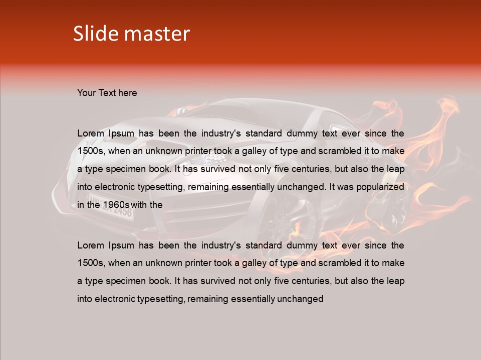 Project Vehicle Transportation PowerPoint Template