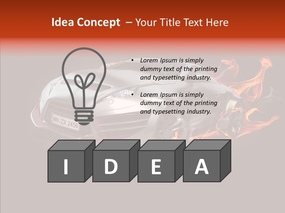 Project Vehicle Transportation PowerPoint Template