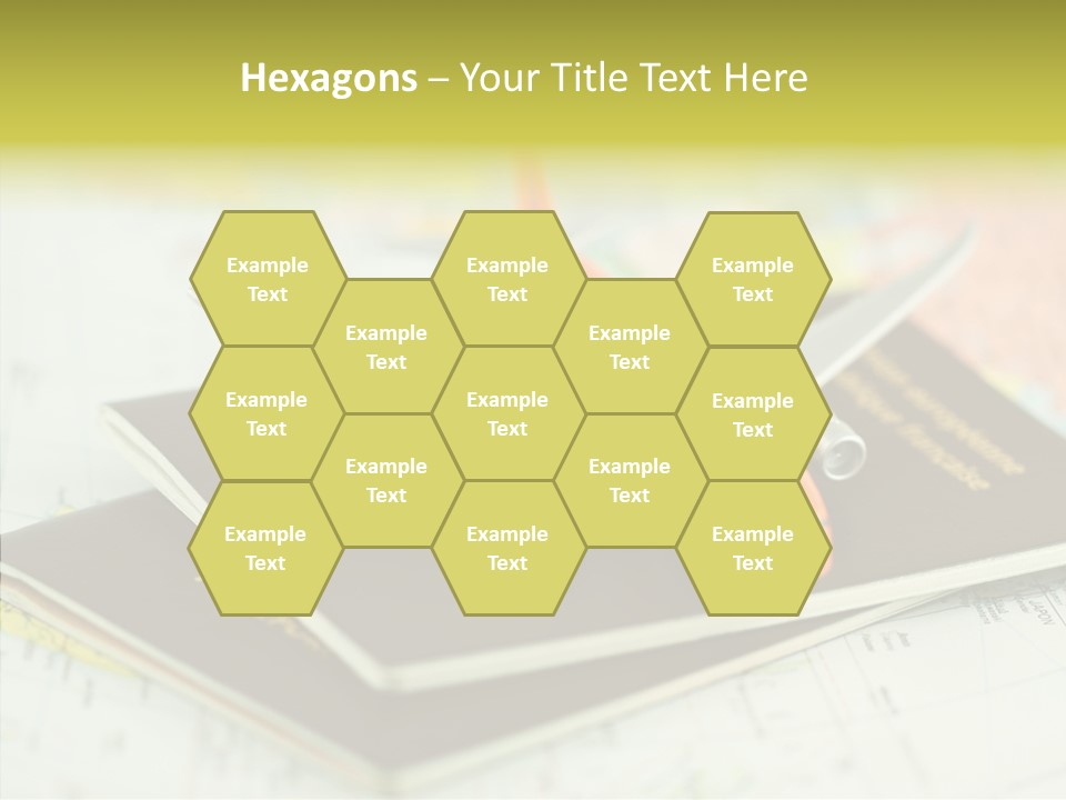 Leisure Identity Luggage PowerPoint Template