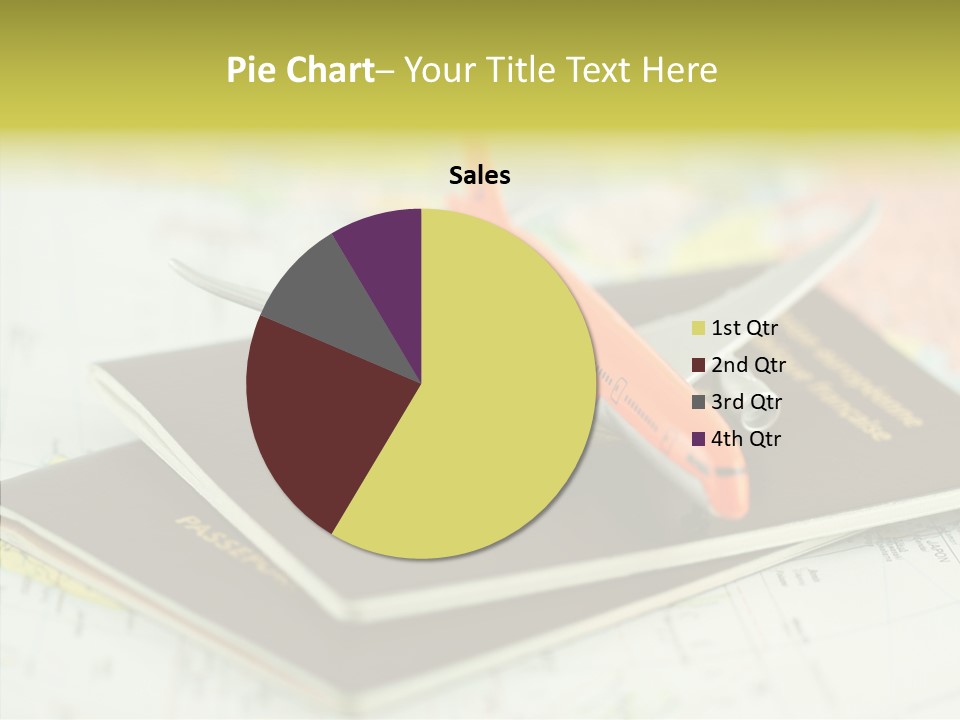 Leisure Identity Luggage PowerPoint Template