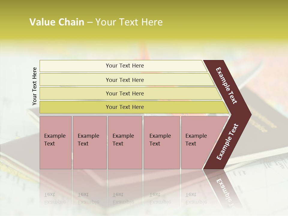 Leisure Identity Luggage PowerPoint Template