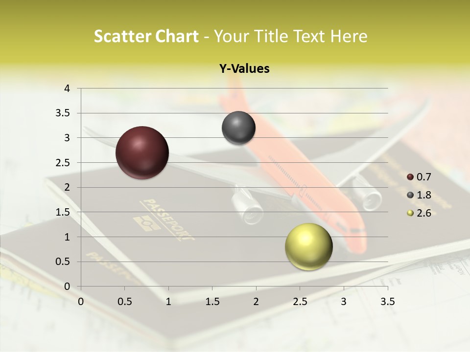 Leisure Identity Luggage PowerPoint Template