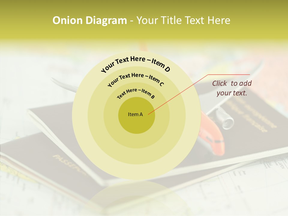 Leisure Identity Luggage PowerPoint Template