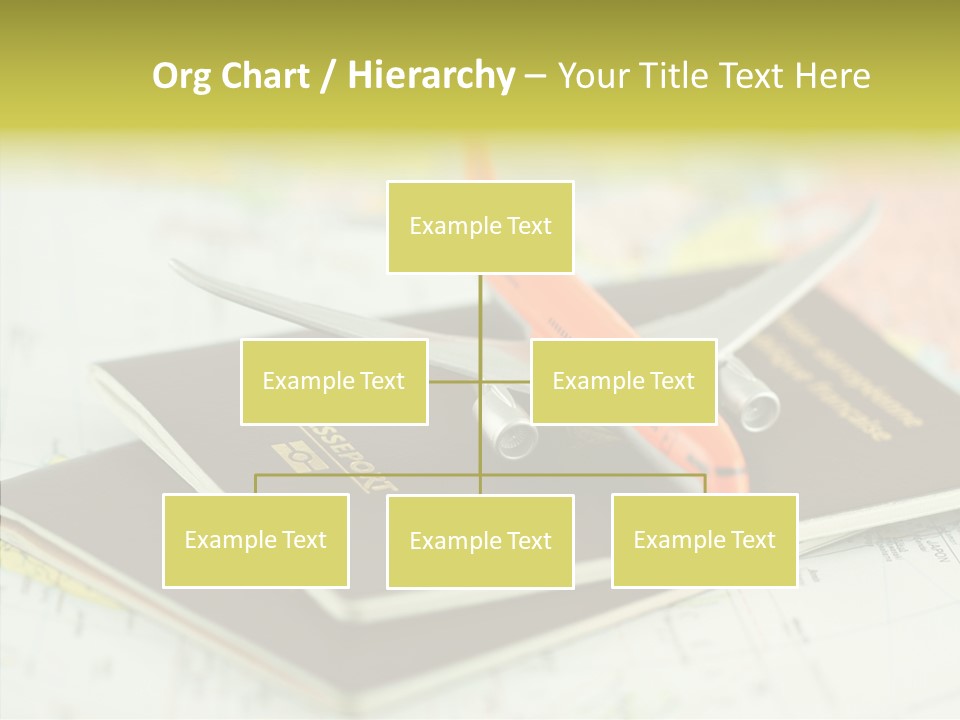 Leisure Identity Luggage PowerPoint Template