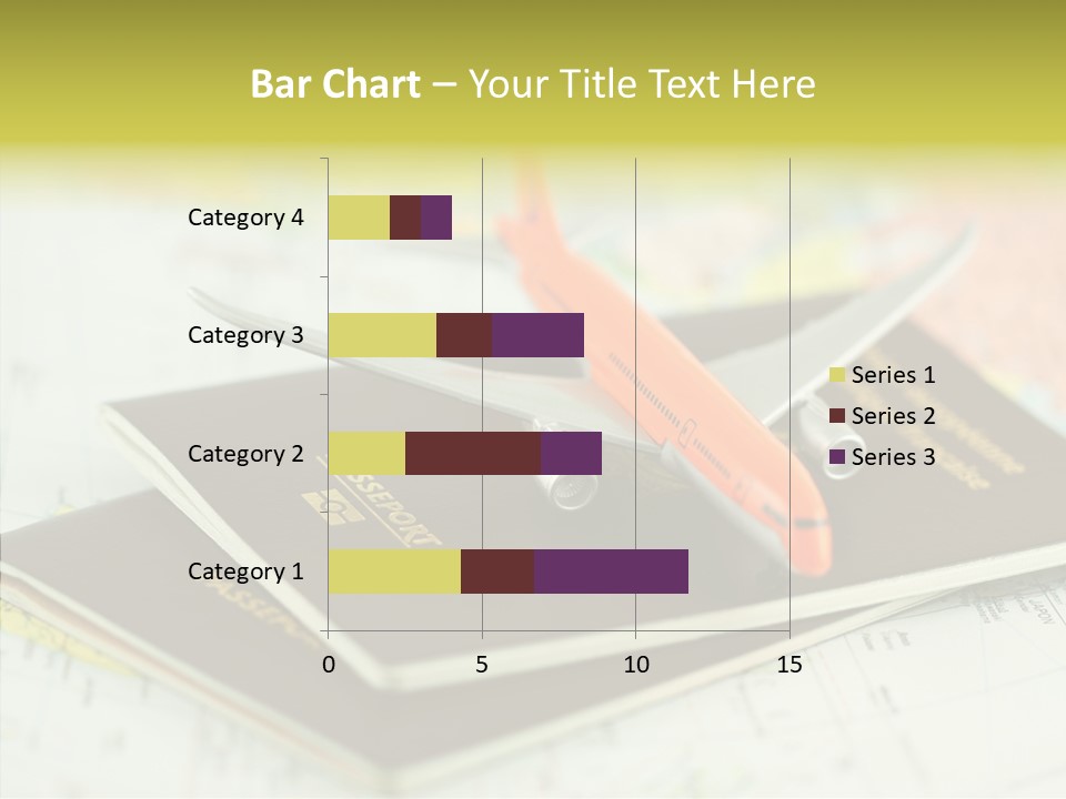 Leisure Identity Luggage PowerPoint Template