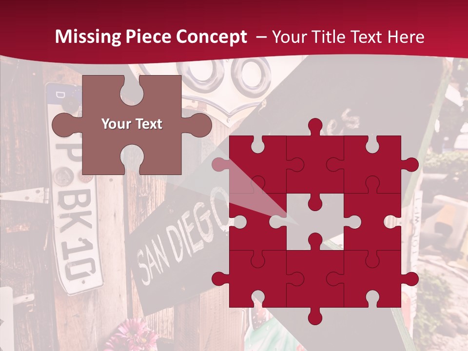 San Diego Town Ghost PowerPoint Template