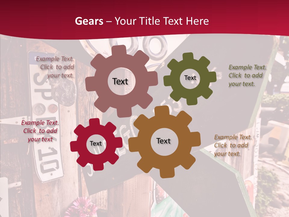 San Diego Town Ghost PowerPoint Template