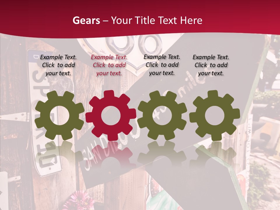 San Diego Town Ghost PowerPoint Template