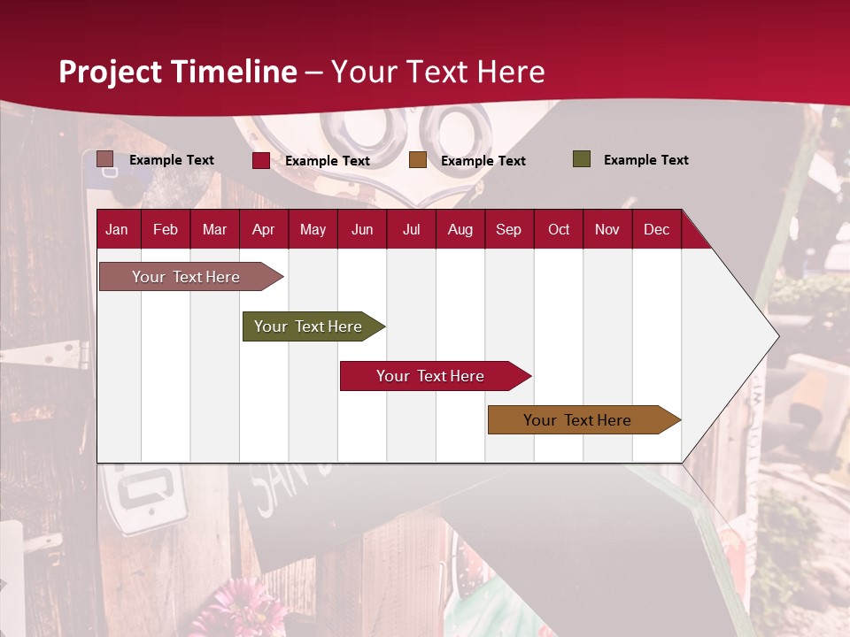 San Diego Town Ghost PowerPoint Template