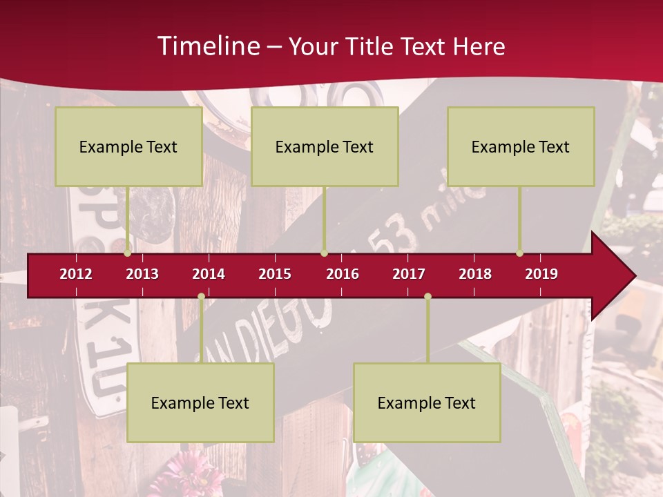 San Diego Town Ghost PowerPoint Template