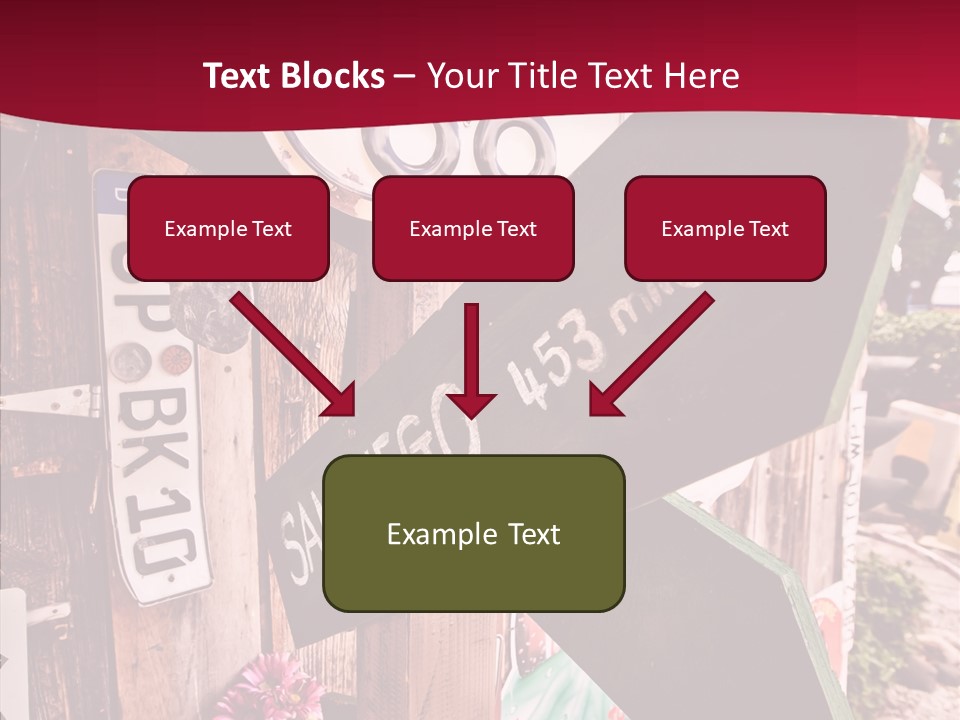 San Diego Town Ghost PowerPoint Template