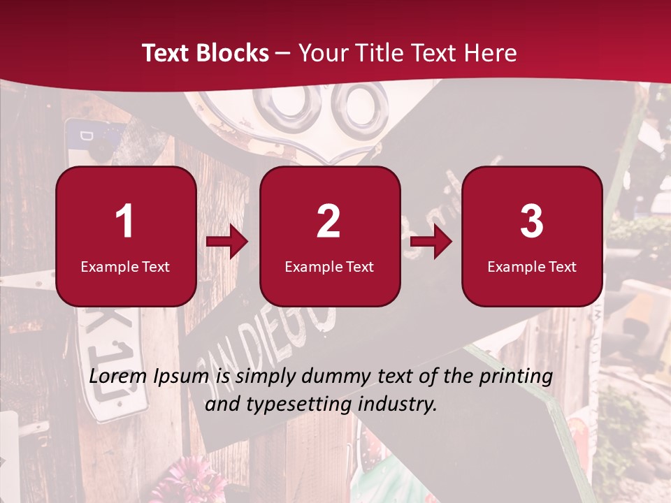 San Diego Town Ghost PowerPoint Template