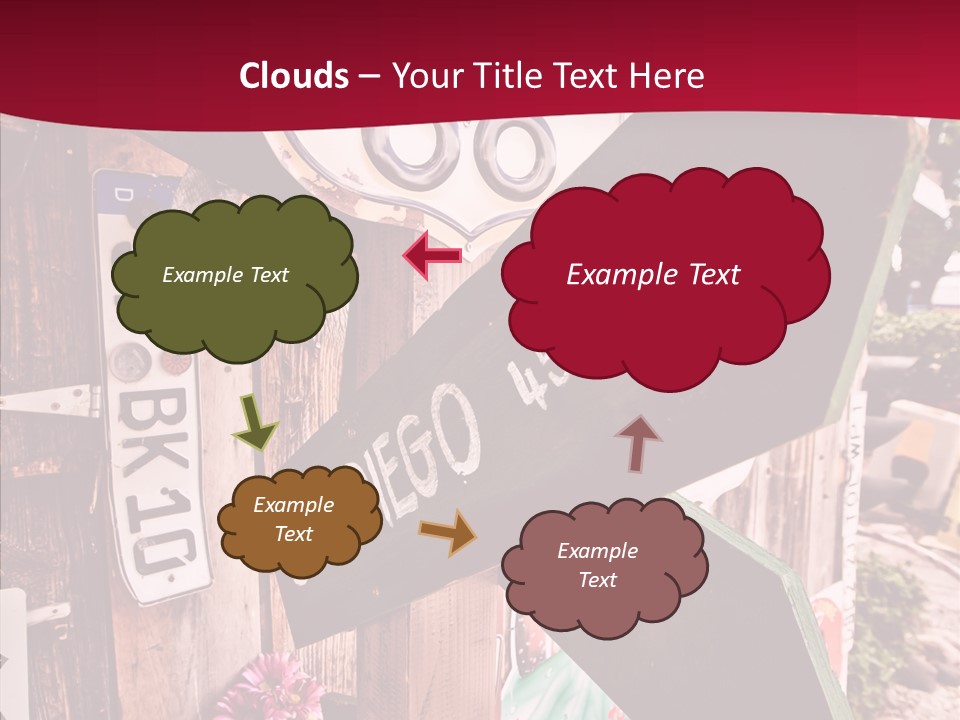 San Diego Town Ghost PowerPoint Template