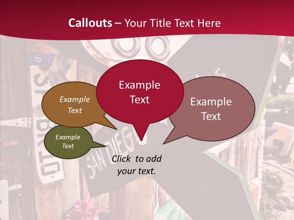 San Diego Town Ghost PowerPoint Template