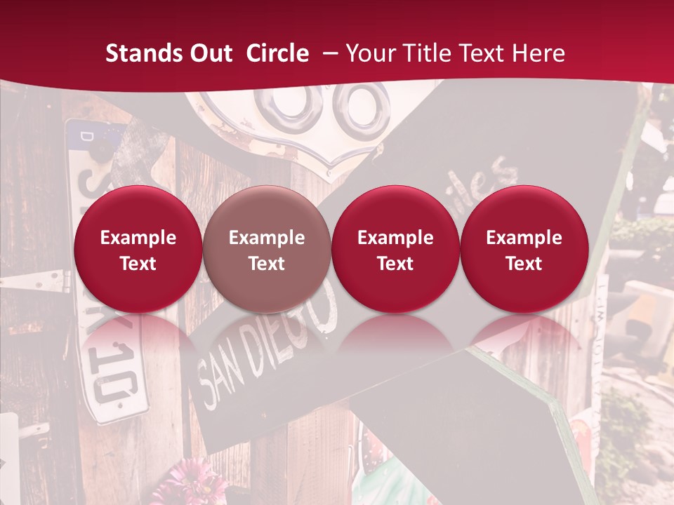 San Diego Town Ghost PowerPoint Template