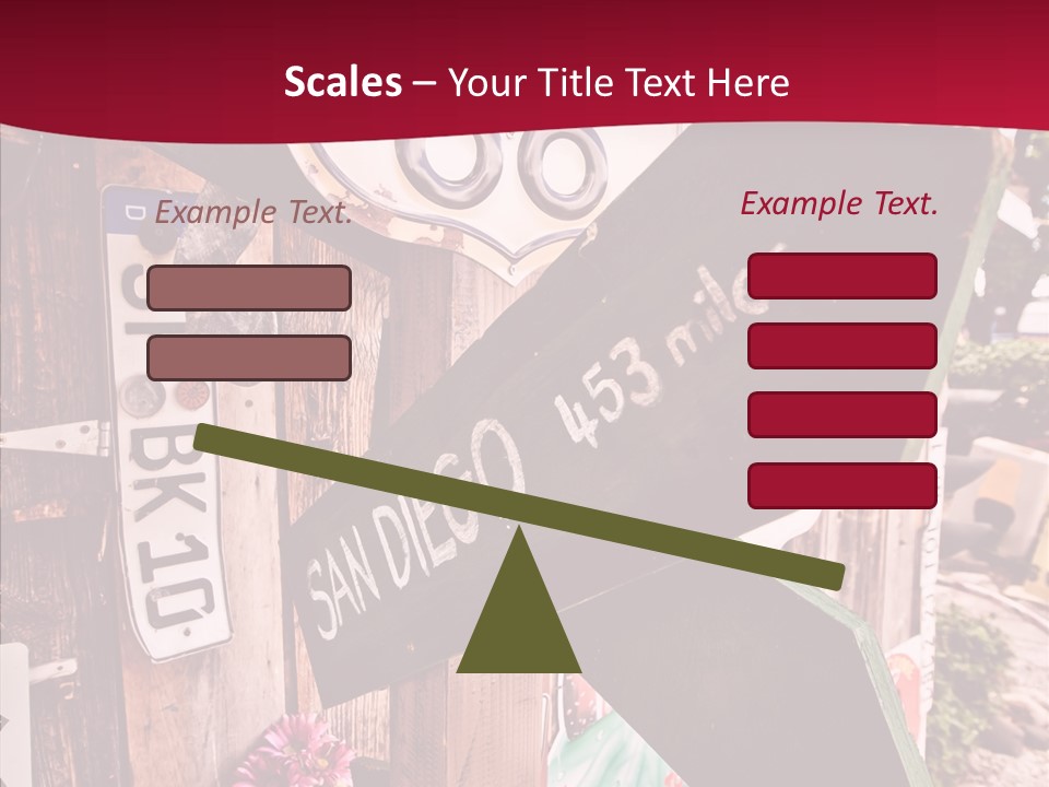 San Diego Town Ghost PowerPoint Template