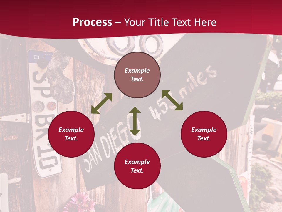 San Diego Town Ghost PowerPoint Template