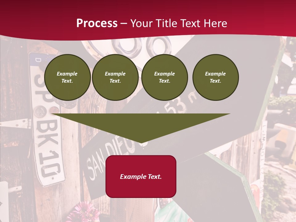 San Diego Town Ghost PowerPoint Template