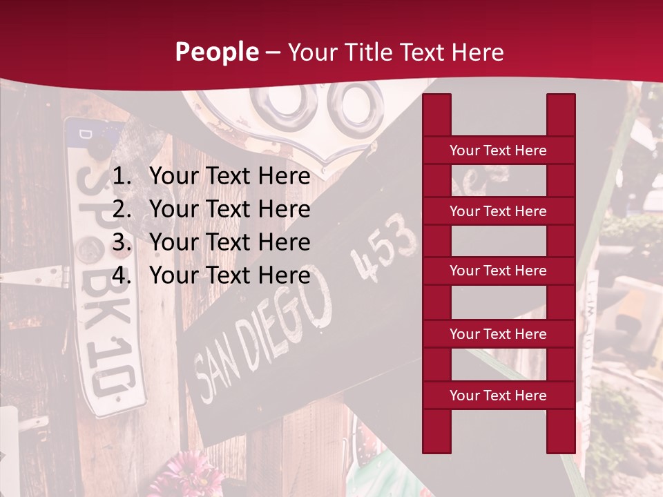 San Diego Town Ghost PowerPoint Template