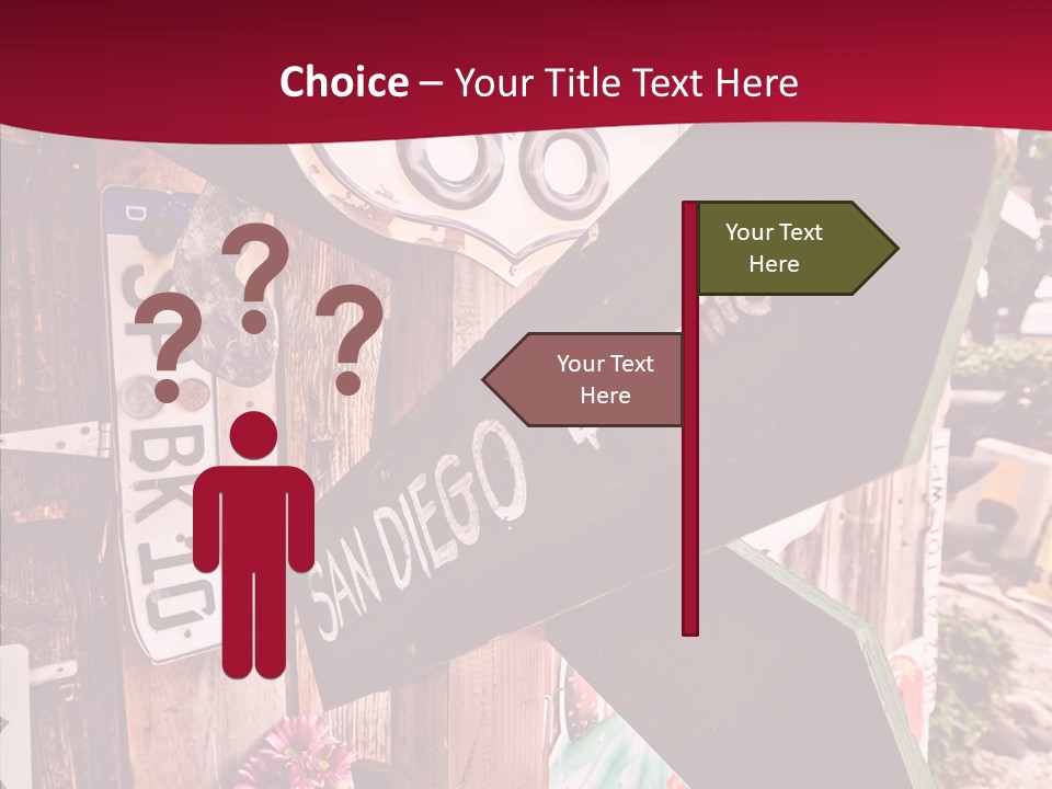 San Diego Town Ghost PowerPoint Template