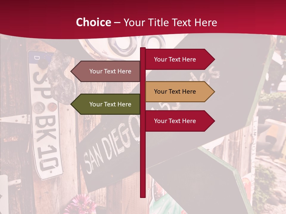 San Diego Town Ghost PowerPoint Template