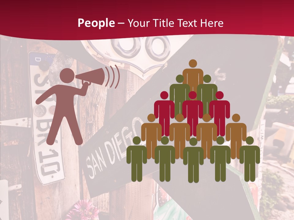 San Diego Town Ghost PowerPoint Template