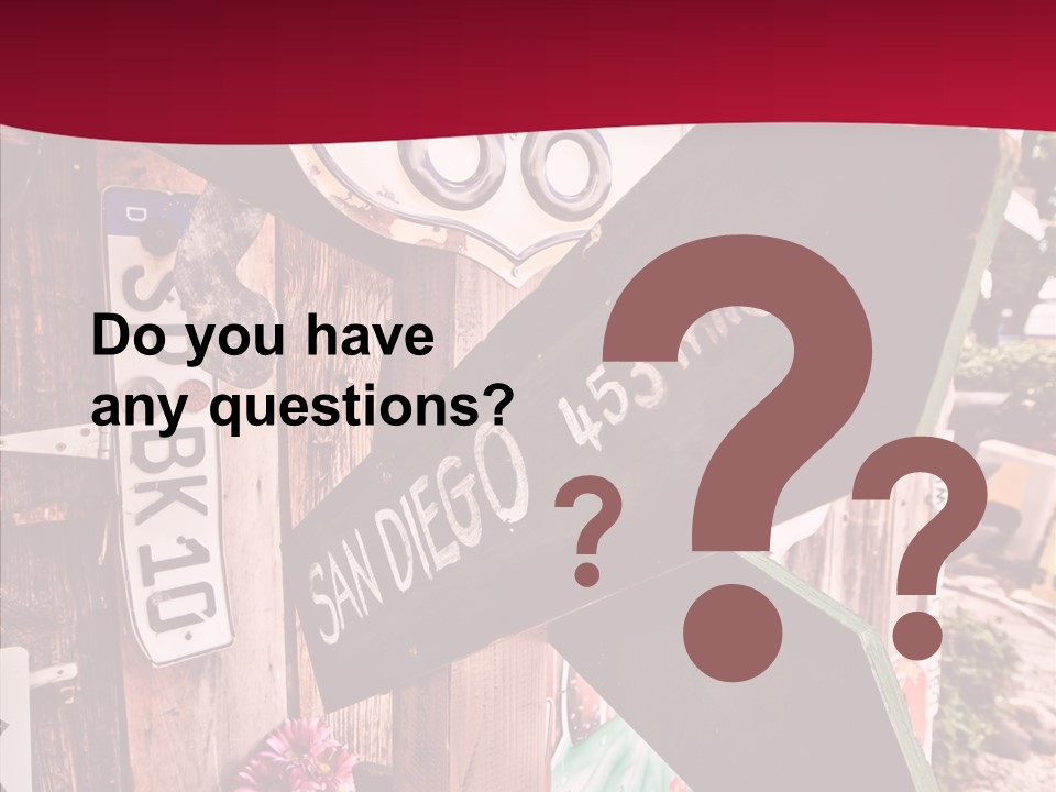 San Diego Town Ghost PowerPoint Template