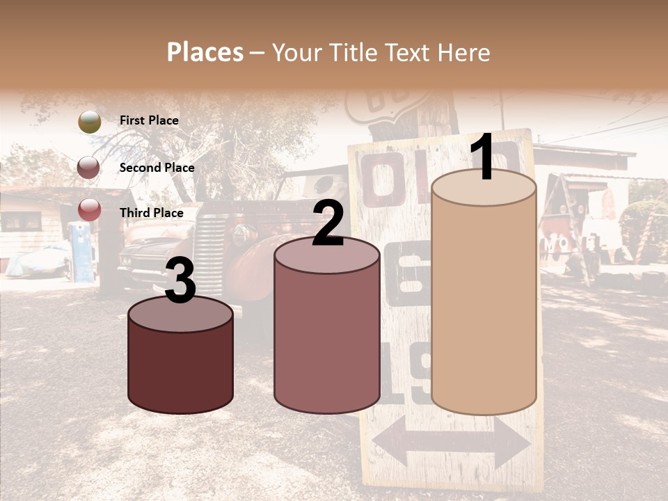 Route Station Petrol PowerPoint Template
