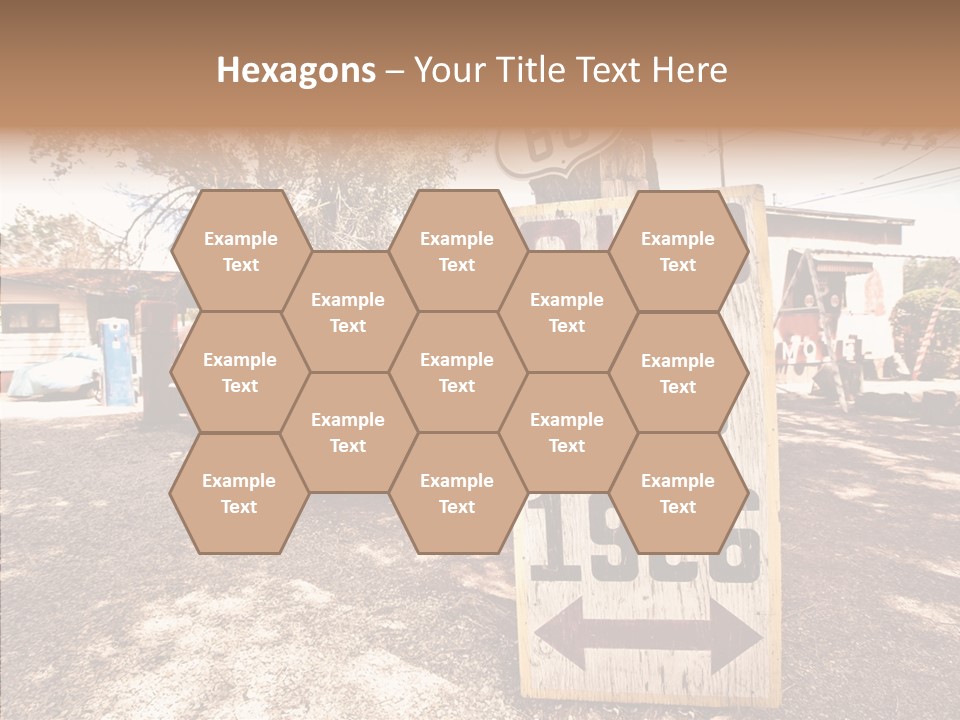 Route Station Petrol PowerPoint Template