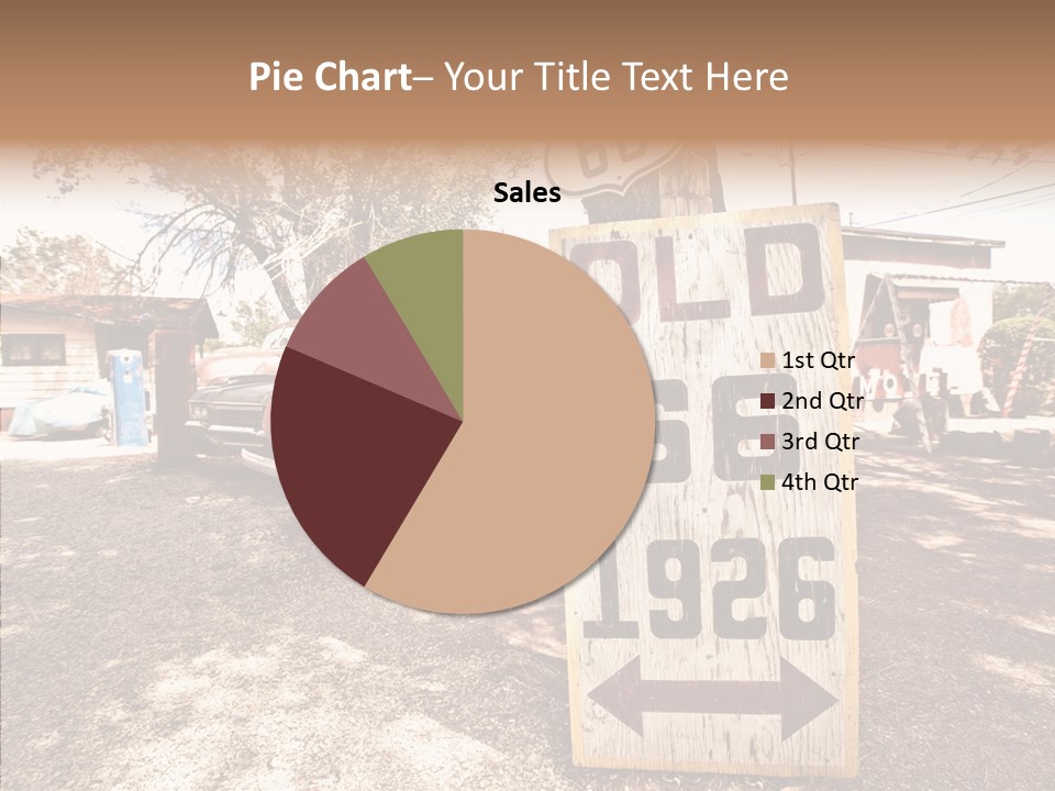 Route Station Petrol PowerPoint Template