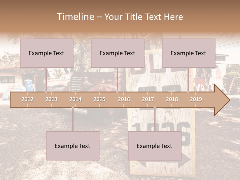 Route Station Petrol PowerPoint Template