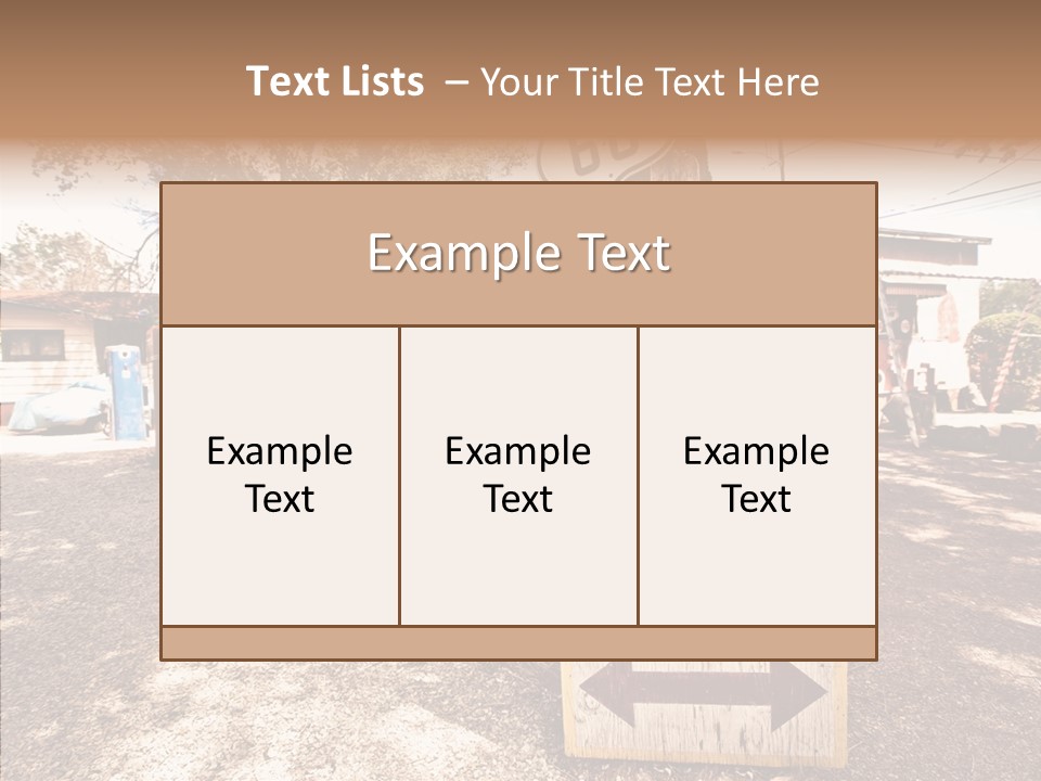 Route Station Petrol PowerPoint Template